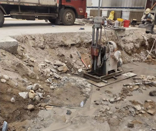 旬阳公路下沉压浆